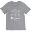 geek life V-Neck Tee