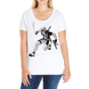 deadpool Ladies Curvy T-Shirt