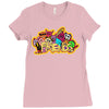 friends doodle!! Ladies Fitted T-Shirt