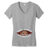 August Peeking Out Baby Boy Women's V-Neck T-Shirt