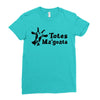 totes magoats Ladies Fitted T-Shirt