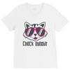 CHECK MEOWT CAT V-Neck Tee