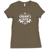 Old West Bachelor Party - Groom's Crew Version Ladies Fitted T-Shirt