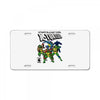 x turtles, mutants in a half shell License Plate