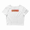 red rizla, ideal gift or birthday present Crop Top