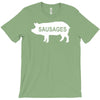 pig sausages funny T-Shirt