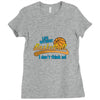 life without basketball Ladies Fitted T-Shirt