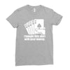 bought this shirt with your money poker Ladies Fitted T-Shirt