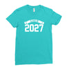 class of 2027 novelty high school elementary Ladies Fitted T-Shirt