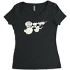 funny rude sperm bj ideal birthday gift or presen Women's Triblend Scoop T-shirt