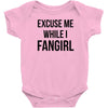 excuse me while i fangirl Baby Bodysuit