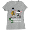 pinkman and the heisenbrain Ladies Fitted T-Shirt