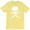 biker pirate skull bones swords T-Shirt