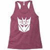deceptacons logo printed Racerback Tank