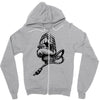 scream microphone Zipper Hoodie