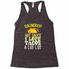 raindrop hot sauce i love tacos a lot Racerback Tank