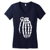 bones grenade jesse pinkman breaking the bad fully printed Women's V-Neck T-Shirt