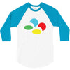 snes super famicom colours 3/4 Sleeve Shirt