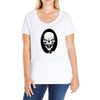 LIKE A SKULL Ladies Curvy T-Shirt
