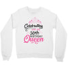 celebrating with the 70th birthday king t shirts Crewneck Sweatshirt
