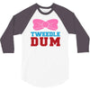 tweedle dee matching 3/4 Sleeve Shirt