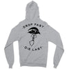 drop fast die last back Zipper Hoodie