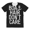 boat hair don't care All Over Women's T-shirt