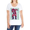 santa claus dabbing Ladies Curvy T-Shirt