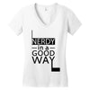 nerdy in a good way Women's V-Neck T-Shirt