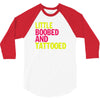 little boobed and tattoed 3/4 Sleeve Shirt