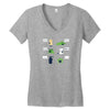 rolling on the forest floor laughing Women's V-Neck T-Shirt