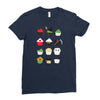cupcake costume party Ladies Fitted T-Shirt