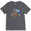 polygon bear graphic V-Neck Tee