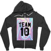 Holographic Team 10 Zipper Hoodie
