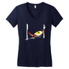 good morning Women's V-Neck T-Shirt