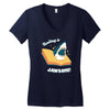 reading is jawsome Women's V-Neck T-Shirt