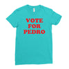 vote for pedro Ladies Fitted T-Shirt