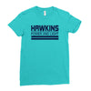 hawkins power and light 2 Ladies Fitted T-Shirt