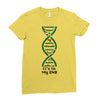 it's in my dna Ladies Fitted T-Shirt