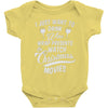 drink wine &amp; watch christmas movies Baby Bodysuit