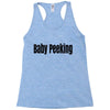 baby peeking Racerback Tank