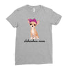 chihuahua mom Ladies Fitted T-Shirt