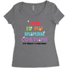 This Is My Human Costume I'm Really A Unicorn Women's Triblend Scoop T-shirt