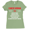 Cancer Woman Ladies Fitted T-Shirt