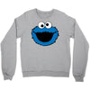 Cookie Monster Face Crewneck Sweatshirt