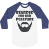 mens bearded 3/4 Sleeve Shirt