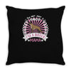 boxer mama Throw Pillow