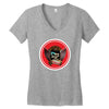 MANIAC SKULL Women's V-Neck T-Shirt