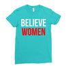 believe women Ladies Fitted T-Shirt