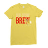 drinky crow Ladies Fitted T-Shirt